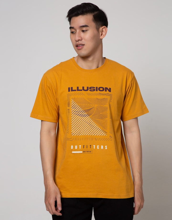 T Zone Short Sleeve T-Shirt Print Illusive Filter Illusion