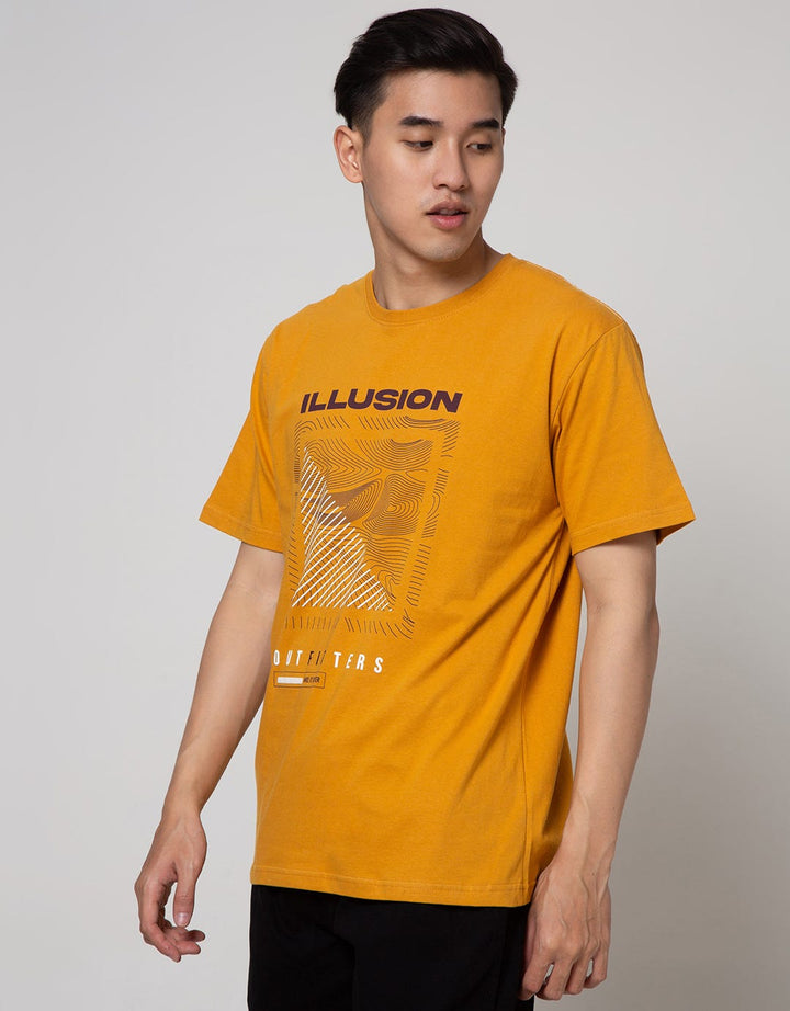 T Zone Short Sleeve T-Shirt Print Illusive Filter Illusion