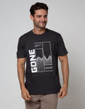 T Zone Short Sleeve T-Shirt Print Illusive Filter Gone