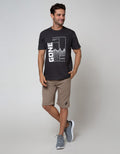 T Zone Short Sleeve T-Shirt Print Illusive Filter Gone