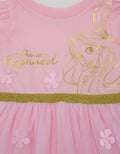 Disney Rapunzel Short Sleeve Midi Dress Tulle
