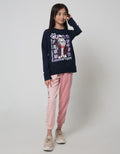 Nevada Sweatshirt Print Anime Girl Angel
