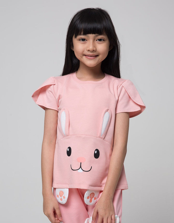 Little M T-Shirt Bunny Hand Applique