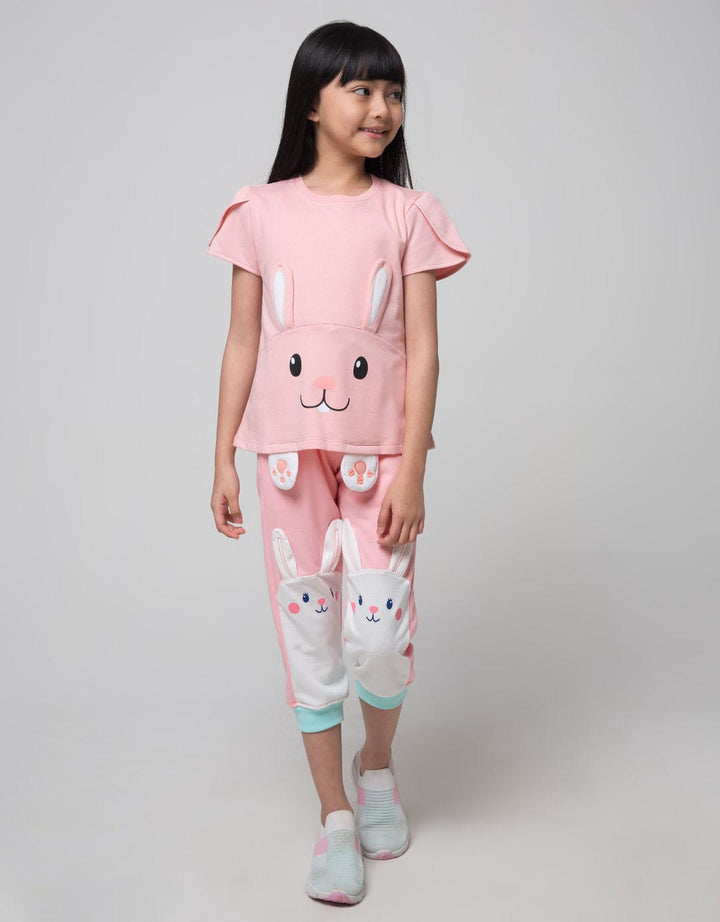 Little M T-Shirt Bunny Hand Applique