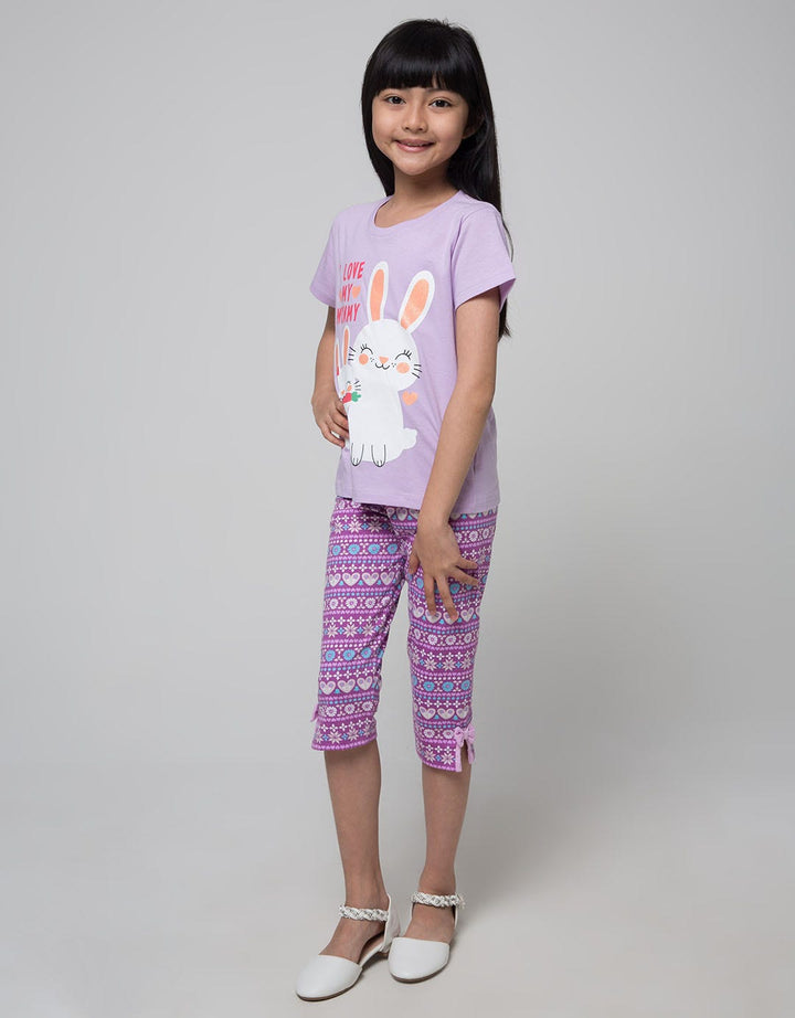 Little M Short Sleeve T-Shirt Berdua Bunny