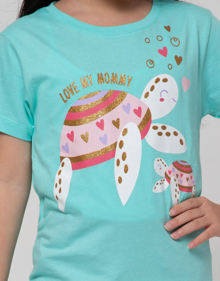 Little M Short Sleeve T-Shirt Berdua Kura Kura