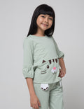 Little M Long Sleeve T-Shirt Cat Hand Applique