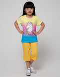 Little M Short Sleeve T-Shirt Basic Ombre Unicorn