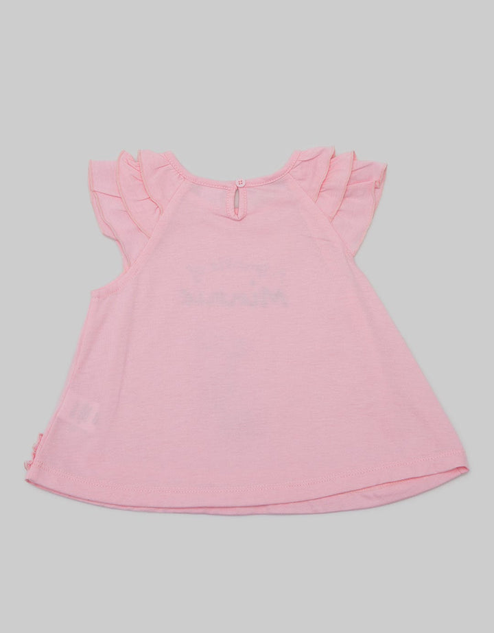 Disney Short Sleeve T-Shirt Minnie Ruffle