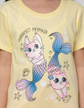 Little M Short Sleeve T-Shirt Basic 2 Cat Mermaid