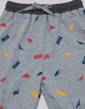 Little M Short Pants Knit Terry Dino