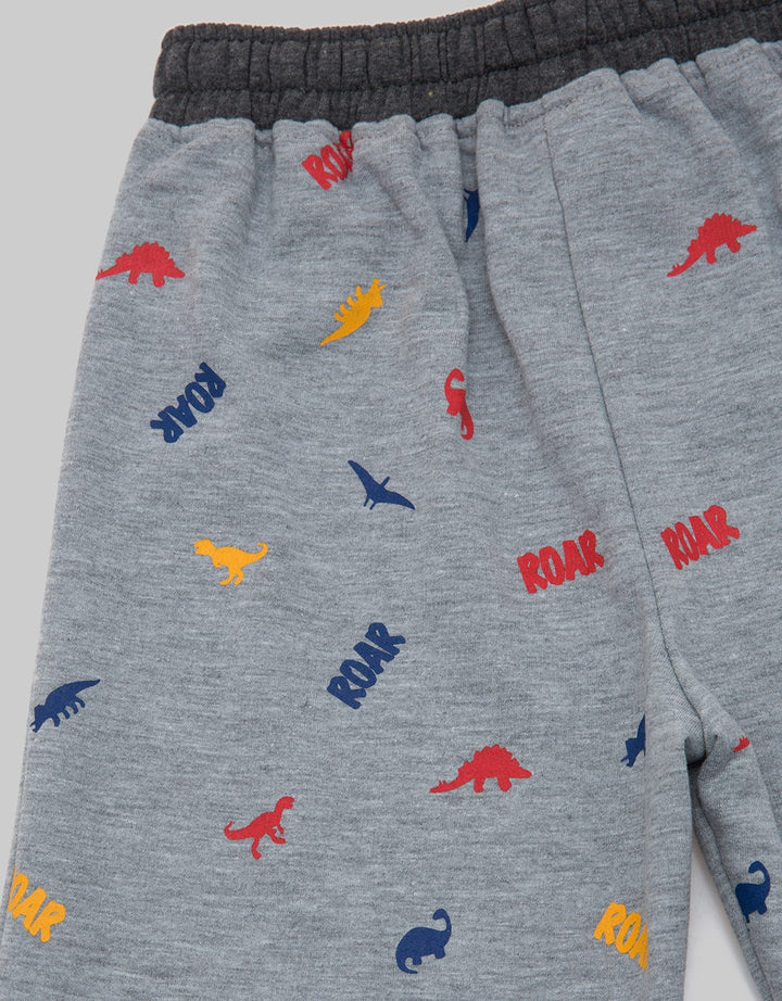 Little M Short Pants Knit Terry Dino