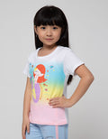Little M Short Sleeve Tie Dye Mermaid T-Shirt