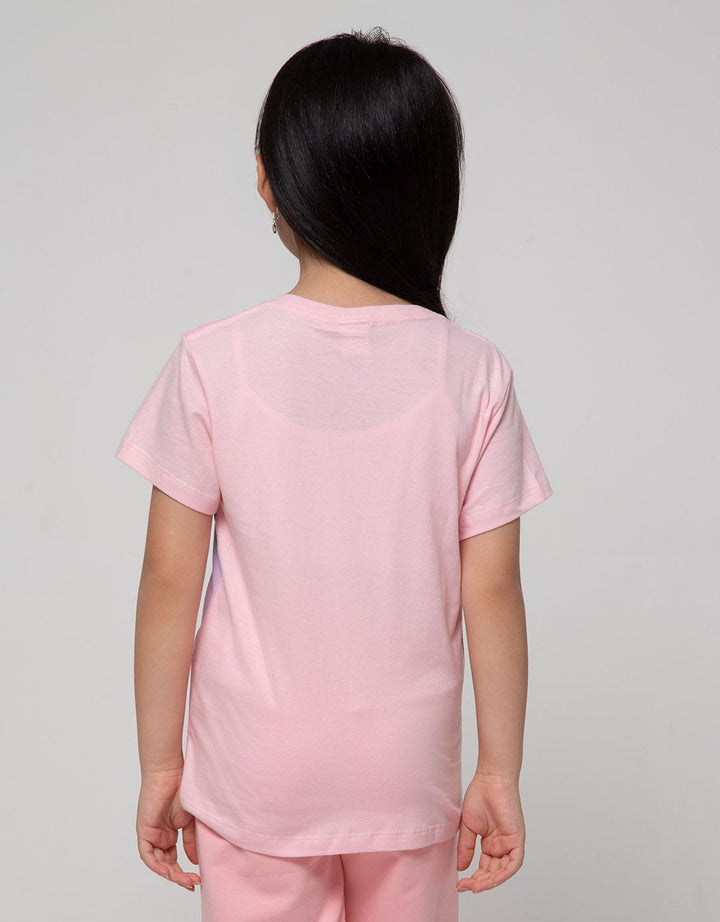 Little M Short Sleeve Mermaid Tail Tie Dye T-Shirt