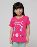 Little M Short Sleeve T-Shirt Animal Chubby Bunny
