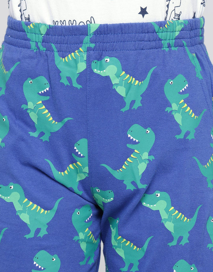 Little M Short Pants Knit Print Dino