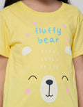 Little M Short Sleeve T-Shirt Animal Fluffy Bear