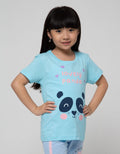 Little M Short Sleeve T-Shirt Animal Lovely Panda