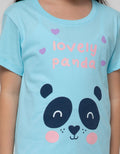 Little M Short Sleeve T-Shirt Animal Lovely Panda