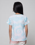 Little M T-Shirt Ki Animal Tie Dye Cat