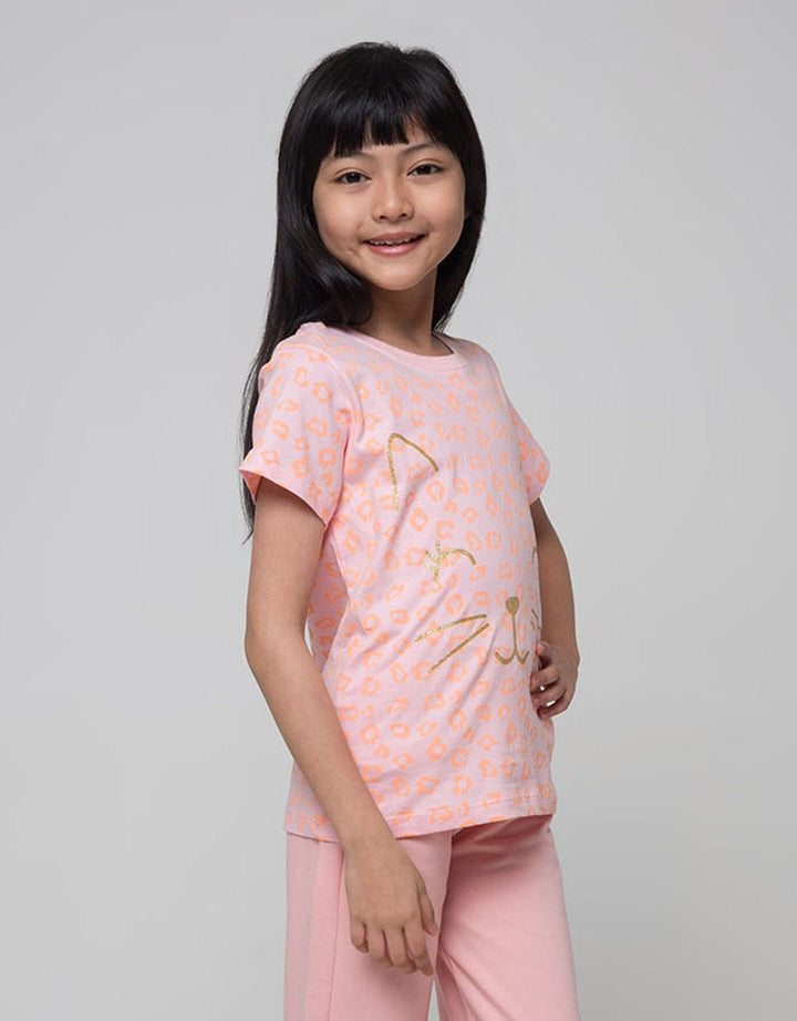 Little M T-Shirt Ki Animal Tiger Screen Printing