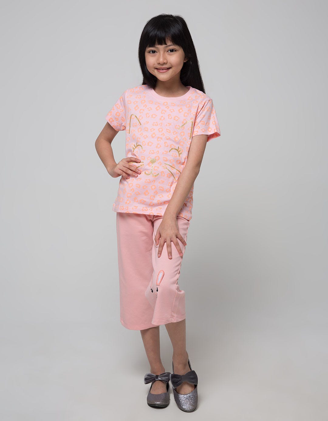 Little M T-Shirt Ki Animal Tiger Screen Printing
