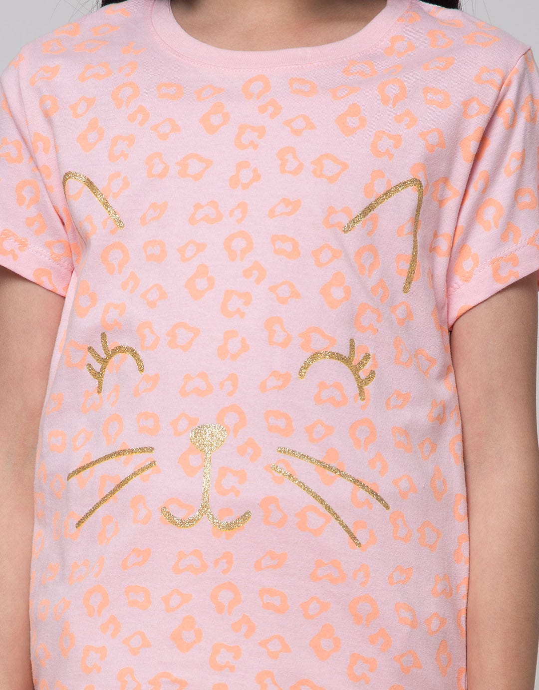 Little M T-Shirt Ki Animal Tiger Screen Printing