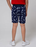 Little M Short Knit Cut N Sewn Print Terry