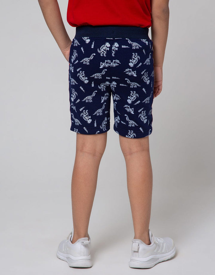Little M Short Knit Cut N Sewn Print Terry
