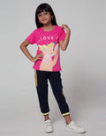 Little M Short Sleeve T-Shirt Basic Rubah Bunga