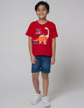 Little M Denim Short Kombinasi