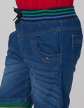 Little M Denim Short Kombinasi