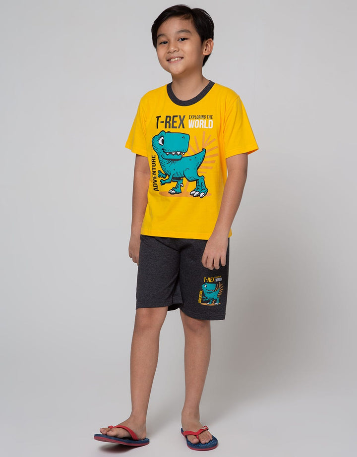 Little M Top Bottom Set T-Shirt Dino Trex