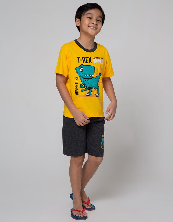 Little M Top Bottom Set T-Shirt Dino Trex