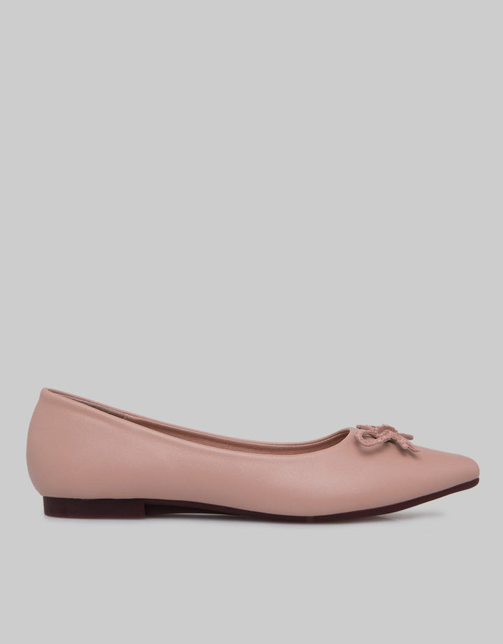 Peter Keiza Pointed Ribbon Flatshoes