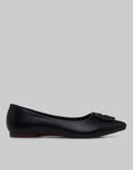 Peter Keiza Ribbon Pointed Toe Flatshoes