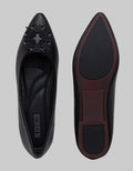 Peter Keiza Ribbon Pointed Toe Flatshoes