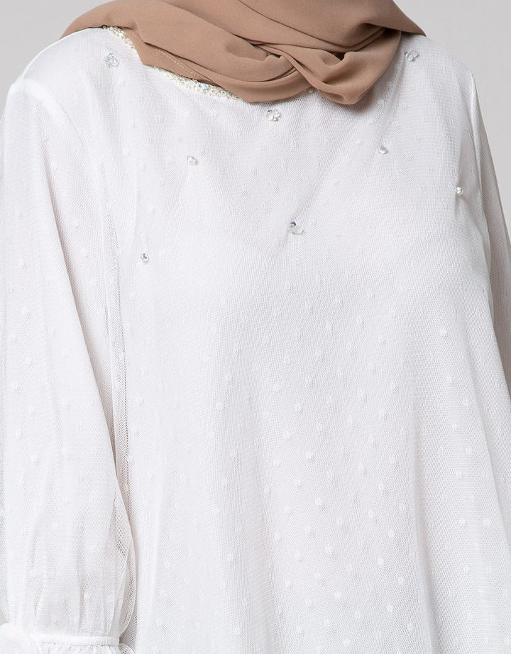 Annisa Long Sleeve Tunic Tulle Layer