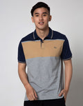 Walrus Kaos Polo Salur Lengan Pendek