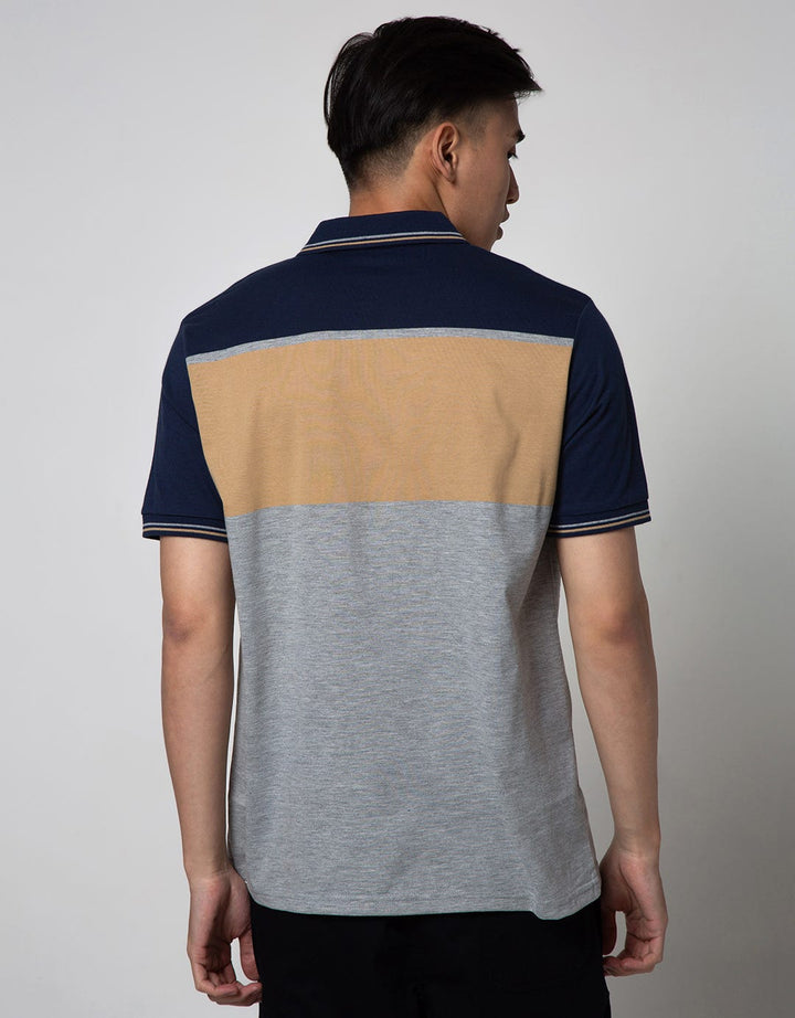 Walrus Kaos Polo Salur Lengan Pendek