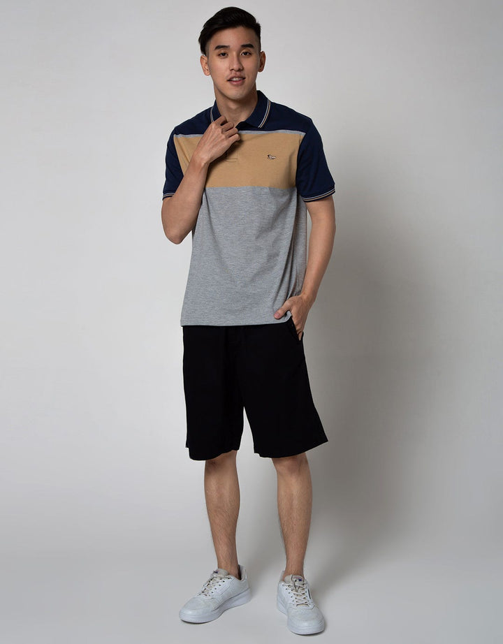 Walrus Kaos Polo Salur Lengan Pendek
