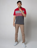 Walrus Double Stripe Polo Shirt