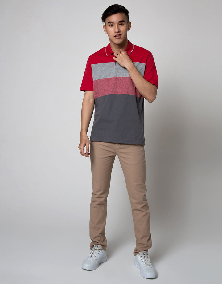 Walrus Double Stripe Polo Shirt
