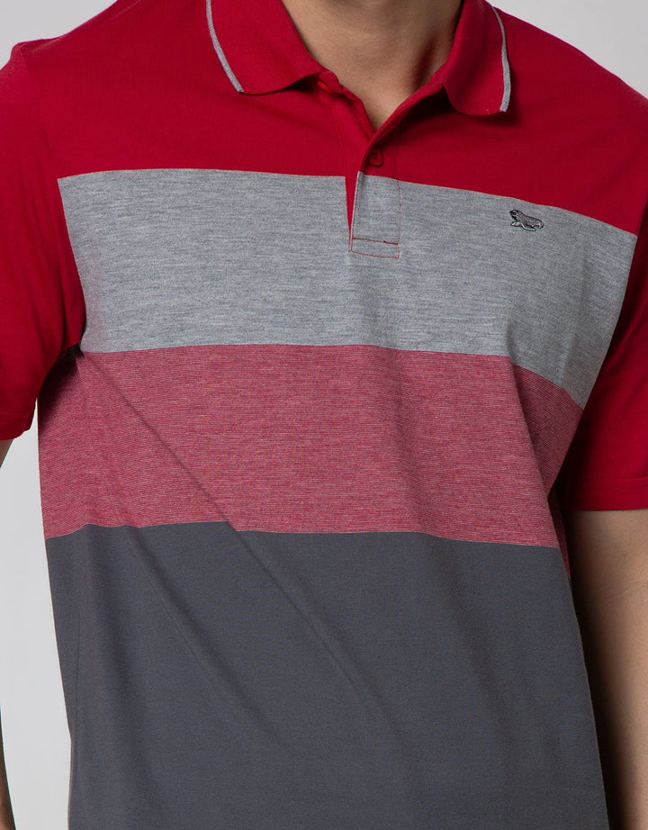 Walrus Double Stripe Polo Shirt