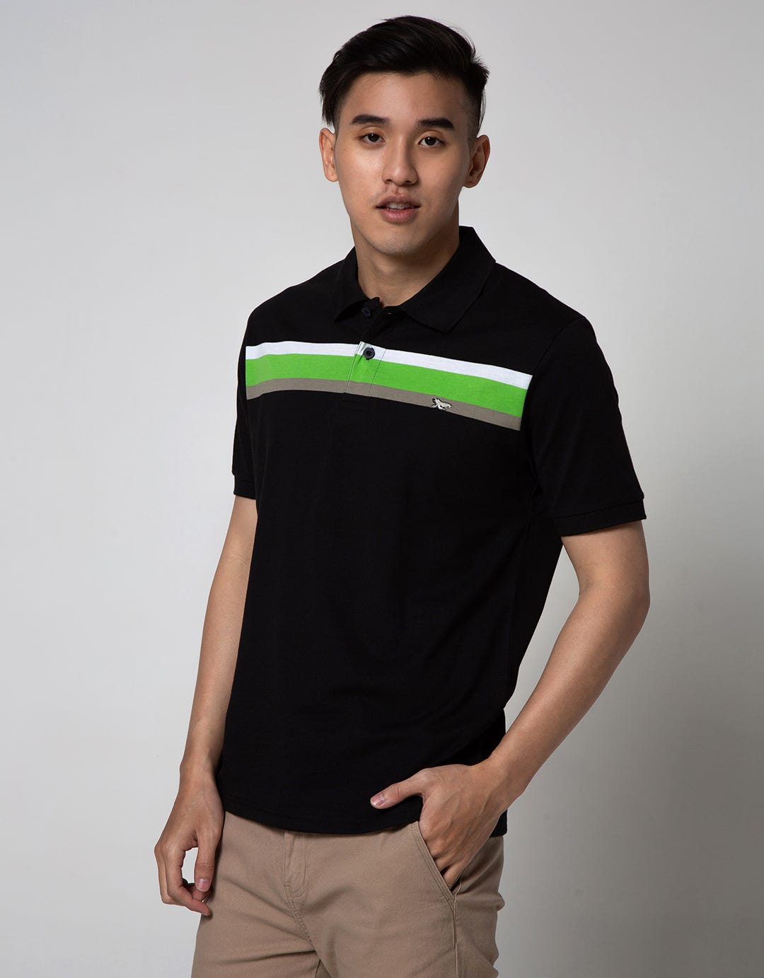 Walrus Kaos Polo Salur Buttun Up