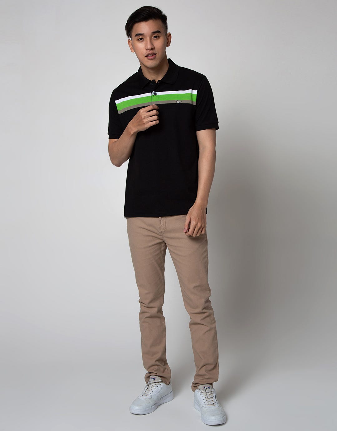 Walrus Kaos Polo Salur Buttun Up