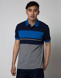Walrus Kaos Polo Salur Motif Print