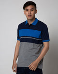 Walrus Kaos Polo Salur Motif Print