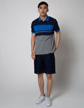 Walrus Kaos Polo Salur Motif Print