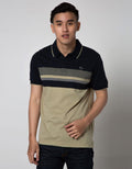 Walrus Kaos Polo Salur Neck Stripe